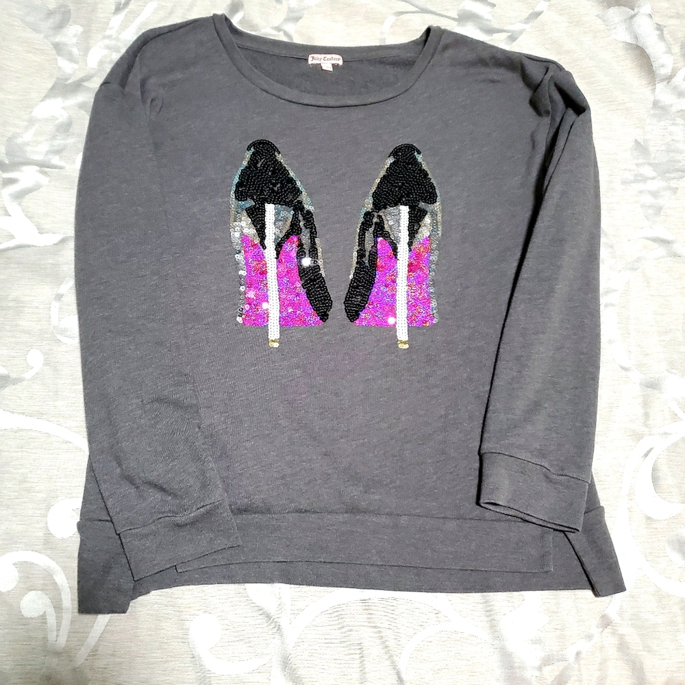 Juicy Couture sequin sweatshirt